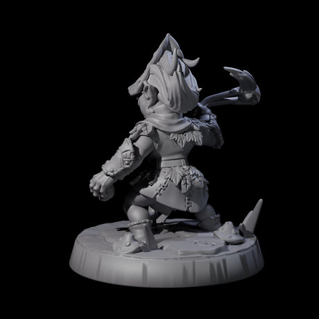 Galavanting Forest Halfling D Miniature for Dungeons and Dragons, Pathfinder or other TTRPGs