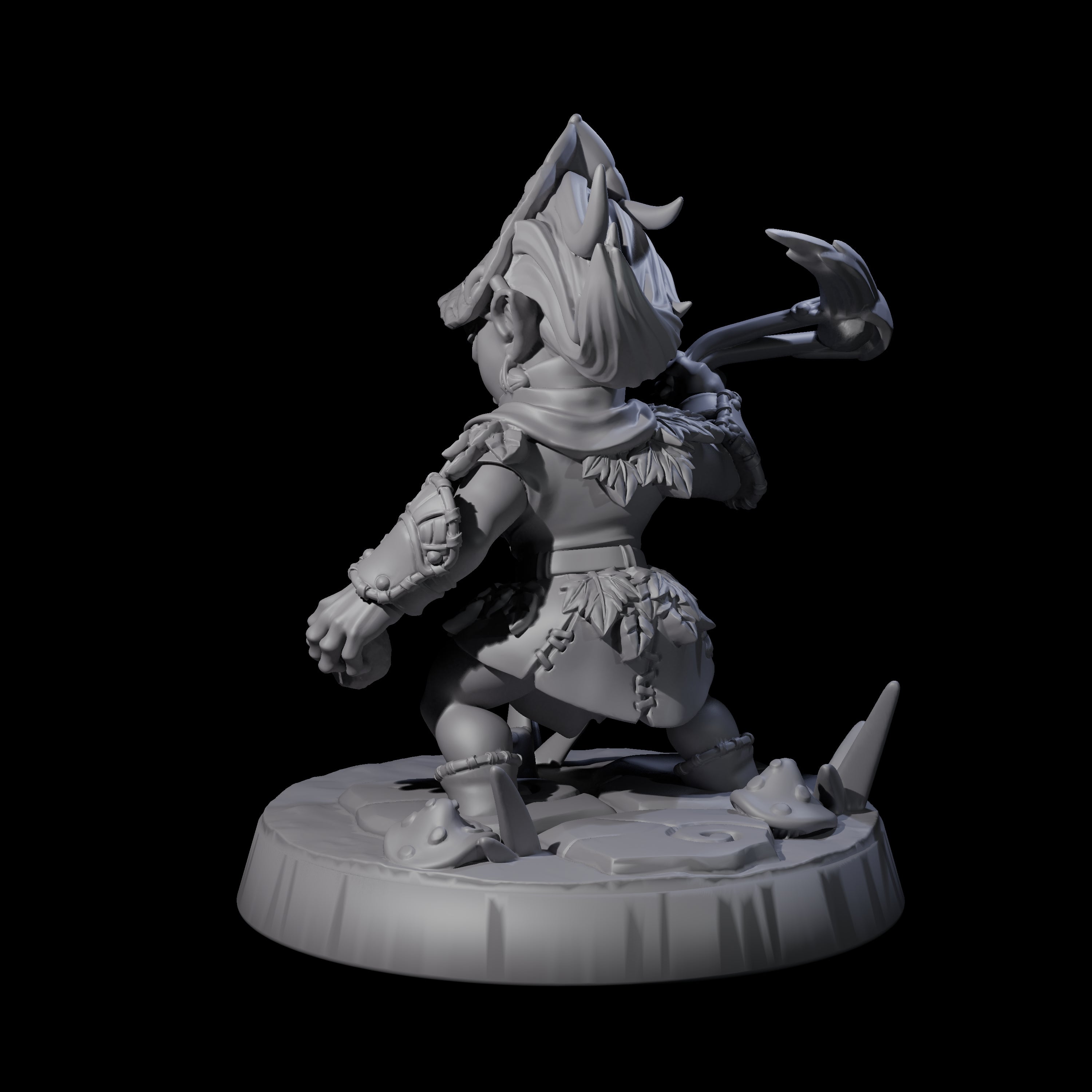 Galavanting Forest Halfling D Miniature for Dungeons and Dragons, Pathfinder or other TTRPGs