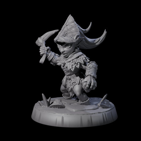 Galavanting Forest Halfling D Miniature for Dungeons and Dragons, Pathfinder or other TTRPGs