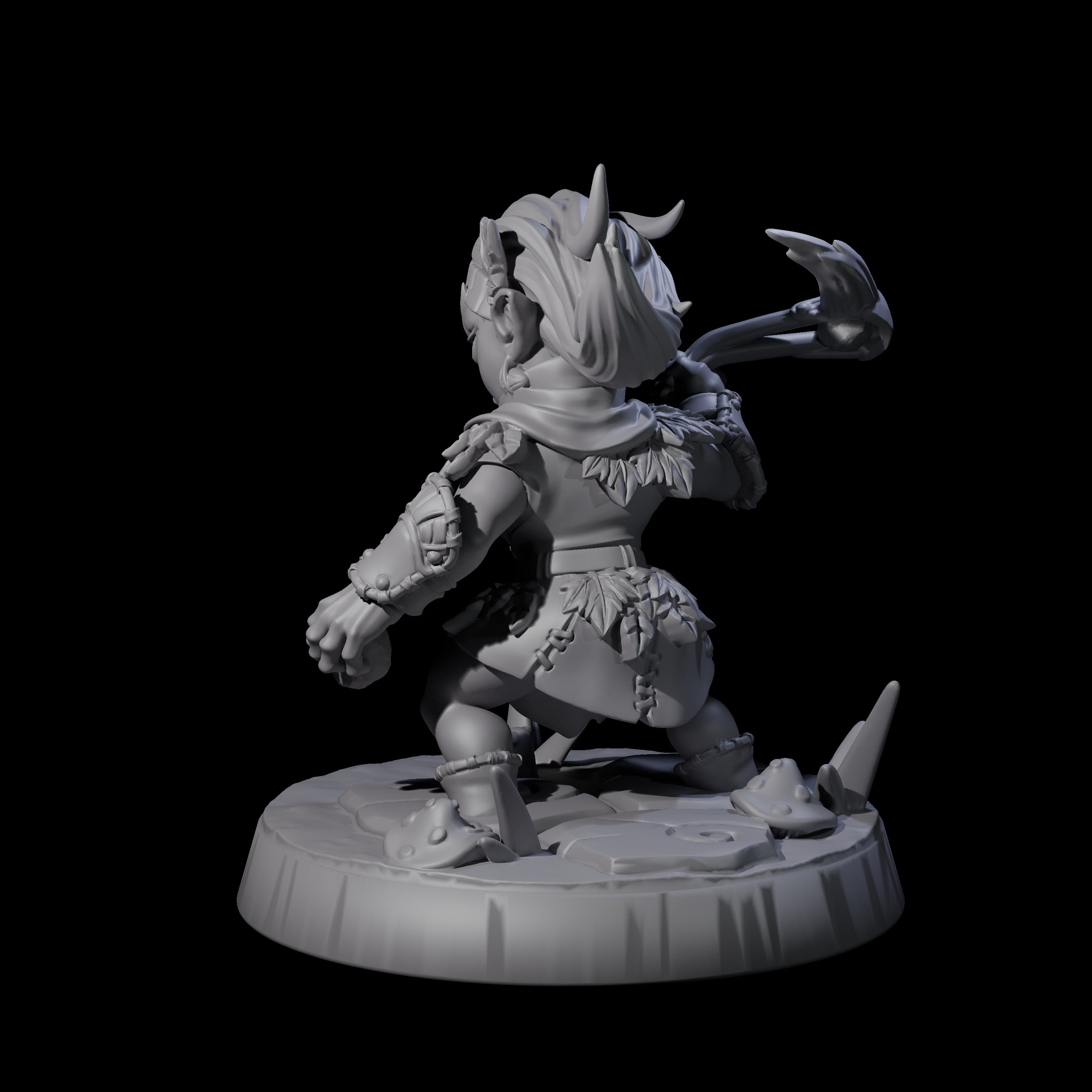 Galavanting Forest Halfling D Miniature for Dungeons and Dragons, Pathfinder or other TTRPGs