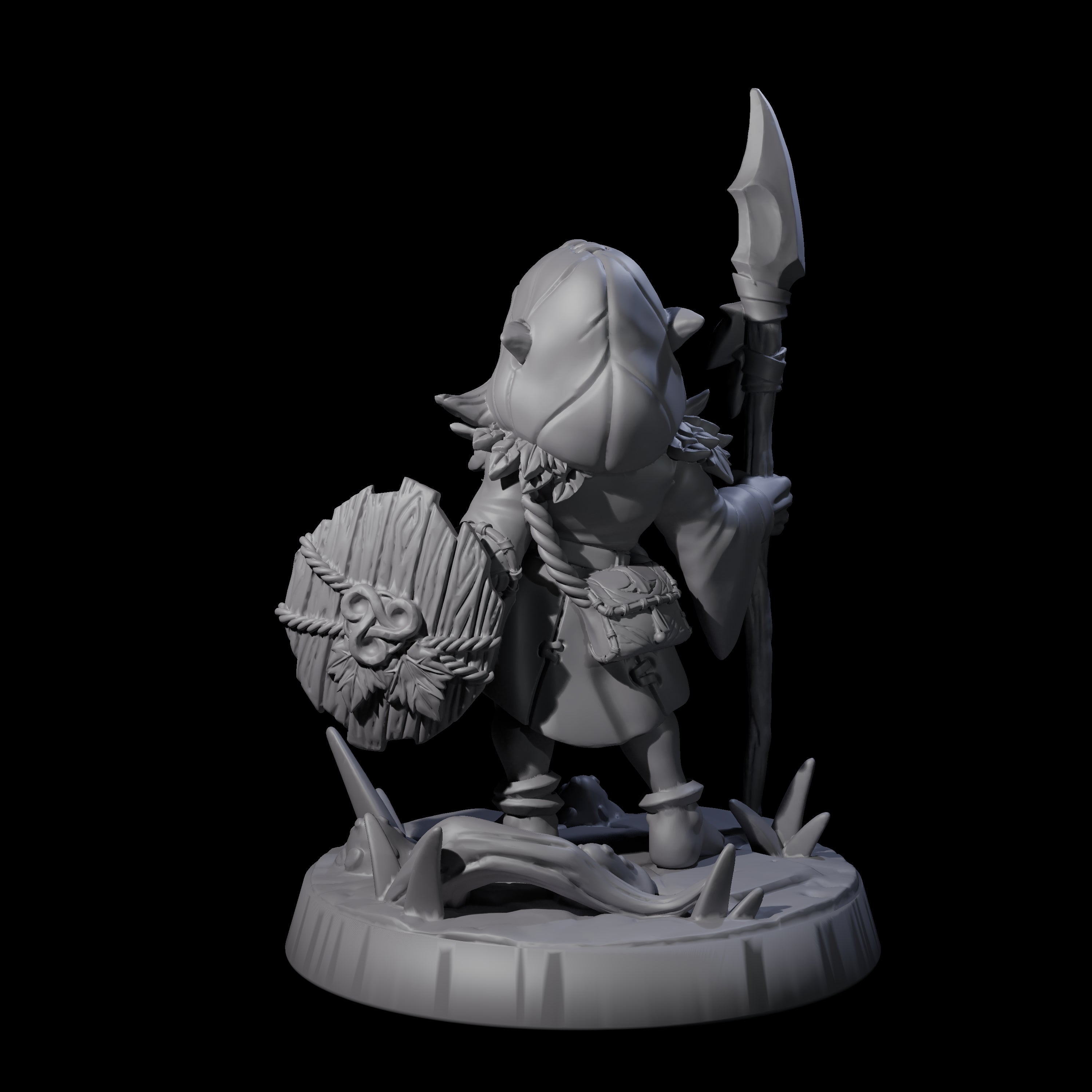 Galavanting Forest Halfling E Miniature for Dungeons and Dragons, Pathfinder or other TTRPGs