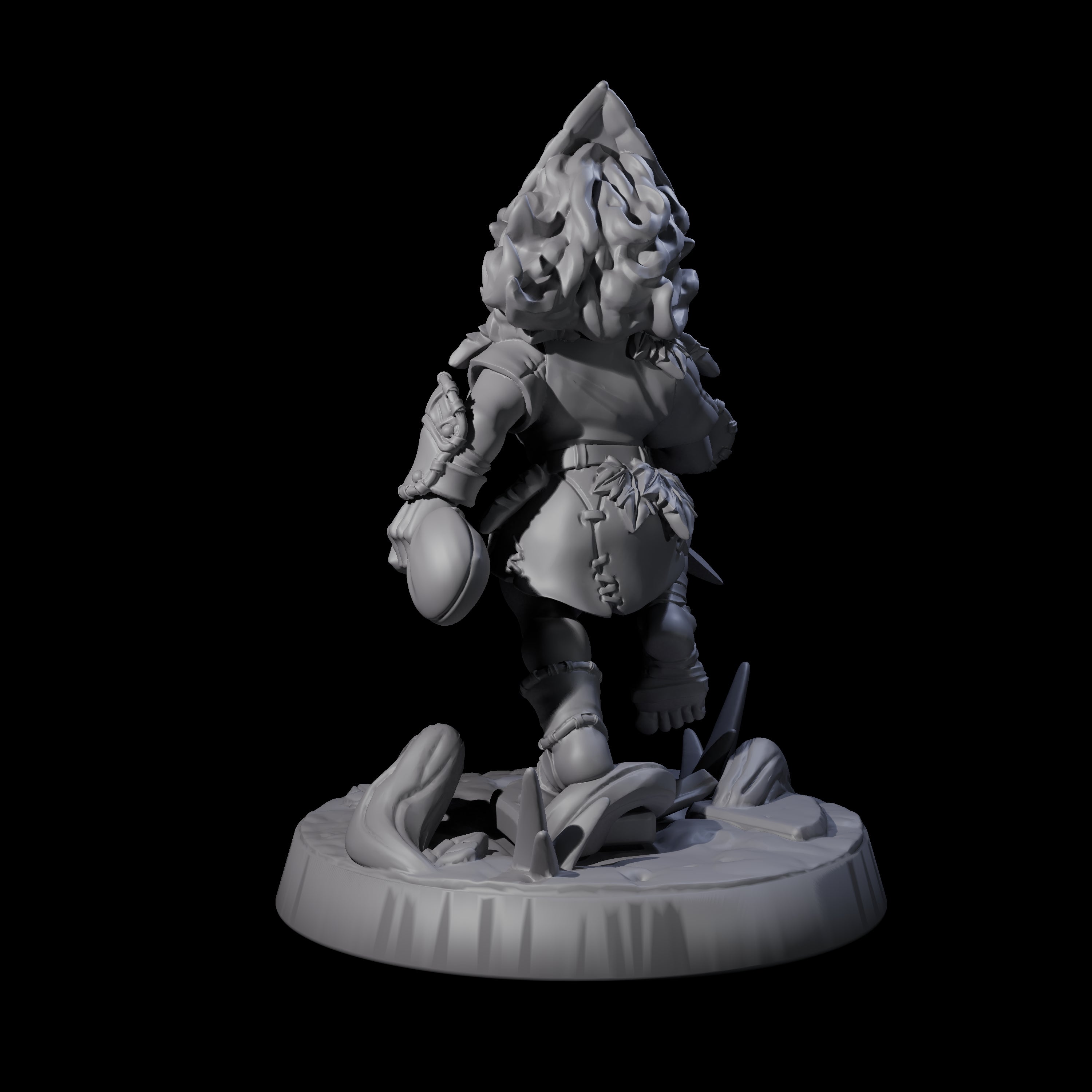 Galavanting Forest Halfling F Miniature for Dungeons and Dragons, Pathfinder or other TTRPGs