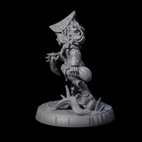 Galavanting Forest Halfling F Miniature for Dungeons and Dragons, Pathfinder or other TTRPGs