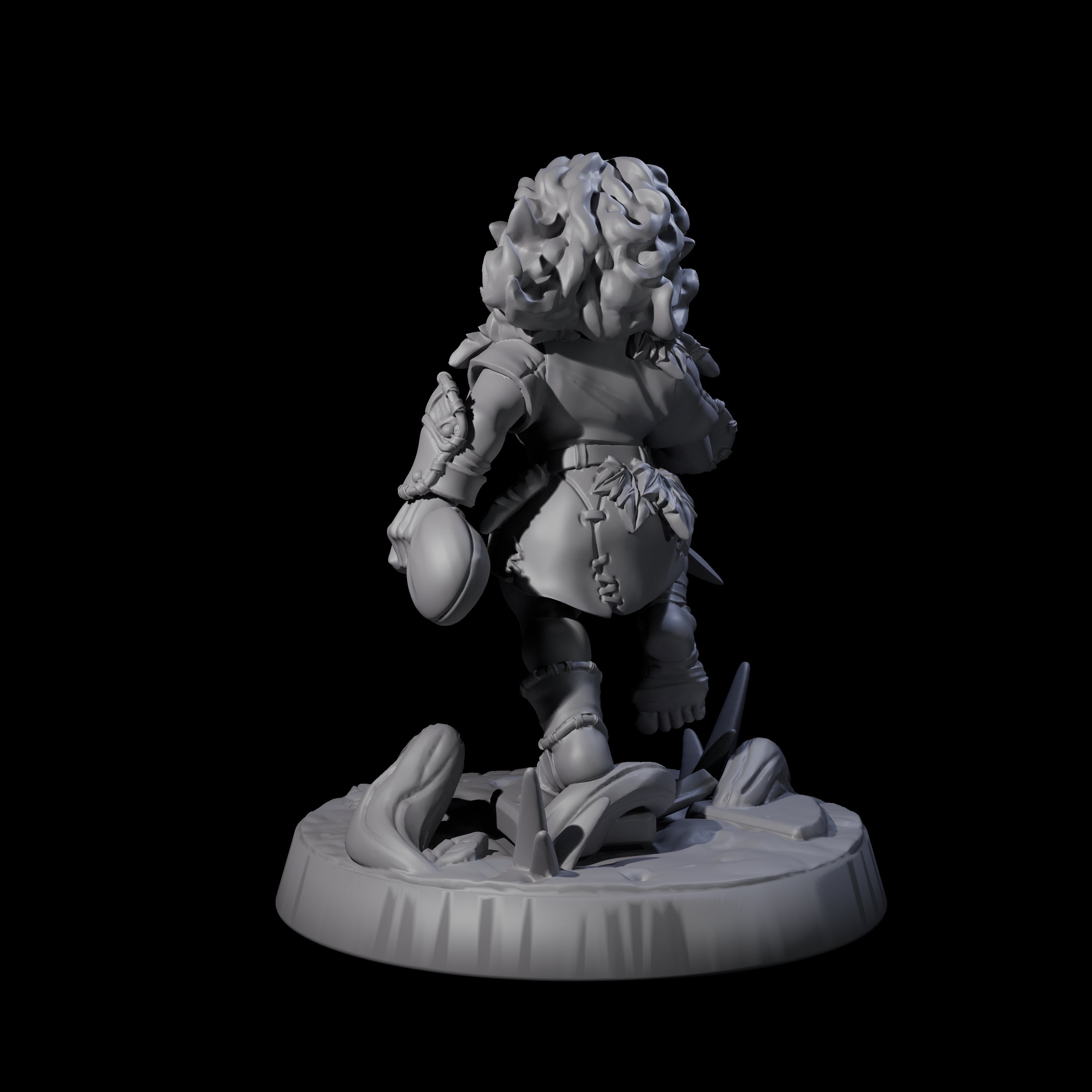 Galavanting Forest Halfling F Miniature for Dungeons and Dragons, Pathfinder or other TTRPGs