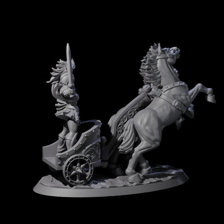 Galloping Gladiator Chariot Miniature for Dungeons and Dragons, Pathfinder or other TTRPGs