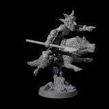 Galloping Goblin Rider C Miniature for Dungeons and Dragons, Pathfinder or other TTRPGs