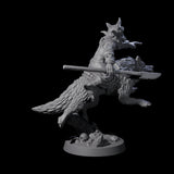 Galloping Goblin Rider C Miniature for Dungeons and Dragons, Pathfinder or other TTRPGs
