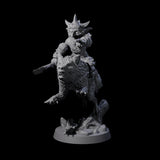 Galloping Goblin Rider C Miniature for Dungeons and Dragons, Pathfinder or other TTRPGs