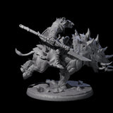 Galloping Hobgoblin Rider A Miniature for Dungeons and Dragons, Pathfinder or other TTRPGs
