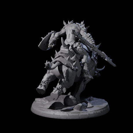 Galloping Hobgoblin Rider A Miniature for Dungeons and Dragons, Pathfinder or other TTRPGs