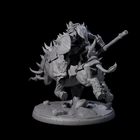 Galloping Hobgoblin Rider A Miniature for Dungeons and Dragons, Pathfinder or other TTRPGs
