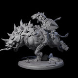 Galloping Hobgoblin Rider A Miniature for Dungeons and Dragons, Pathfinder or other TTRPGs