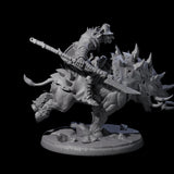 Galloping Hobgoblin Rider A Miniature for Dungeons and Dragons, Pathfinder or other TTRPGs