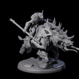 Galloping Hobgoblin Rider B Miniature for Dungeons and Dragons, Pathfinder or other TTRPGs