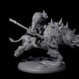 Galloping Hobgoblin Rider B Miniature for Dungeons and Dragons, Pathfinder or other TTRPGs
