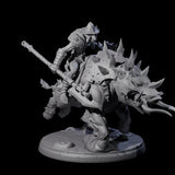 Galloping Hobgoblin Rider B Miniature for Dungeons and Dragons, Pathfinder or other TTRPGs