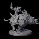 Galloping Hobgoblin Rider C Miniature for Dungeons and Dragons, Pathfinder or other TTRPGs