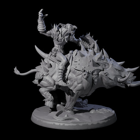 Galloping Hobgoblin Rider C Miniature for Dungeons and Dragons, Pathfinder or other TTRPGs