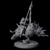 Galloping Hobgoblin Rider D Miniature for Dungeons and Dragons, Pathfinder or other TTRPGs
