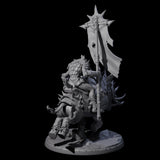 Galloping Hobgoblin Rider D Miniature for Dungeons and Dragons, Pathfinder or other TTRPGs