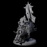 Galloping Hobgoblin Rider D Miniature for Dungeons and Dragons, Pathfinder or other TTRPGs