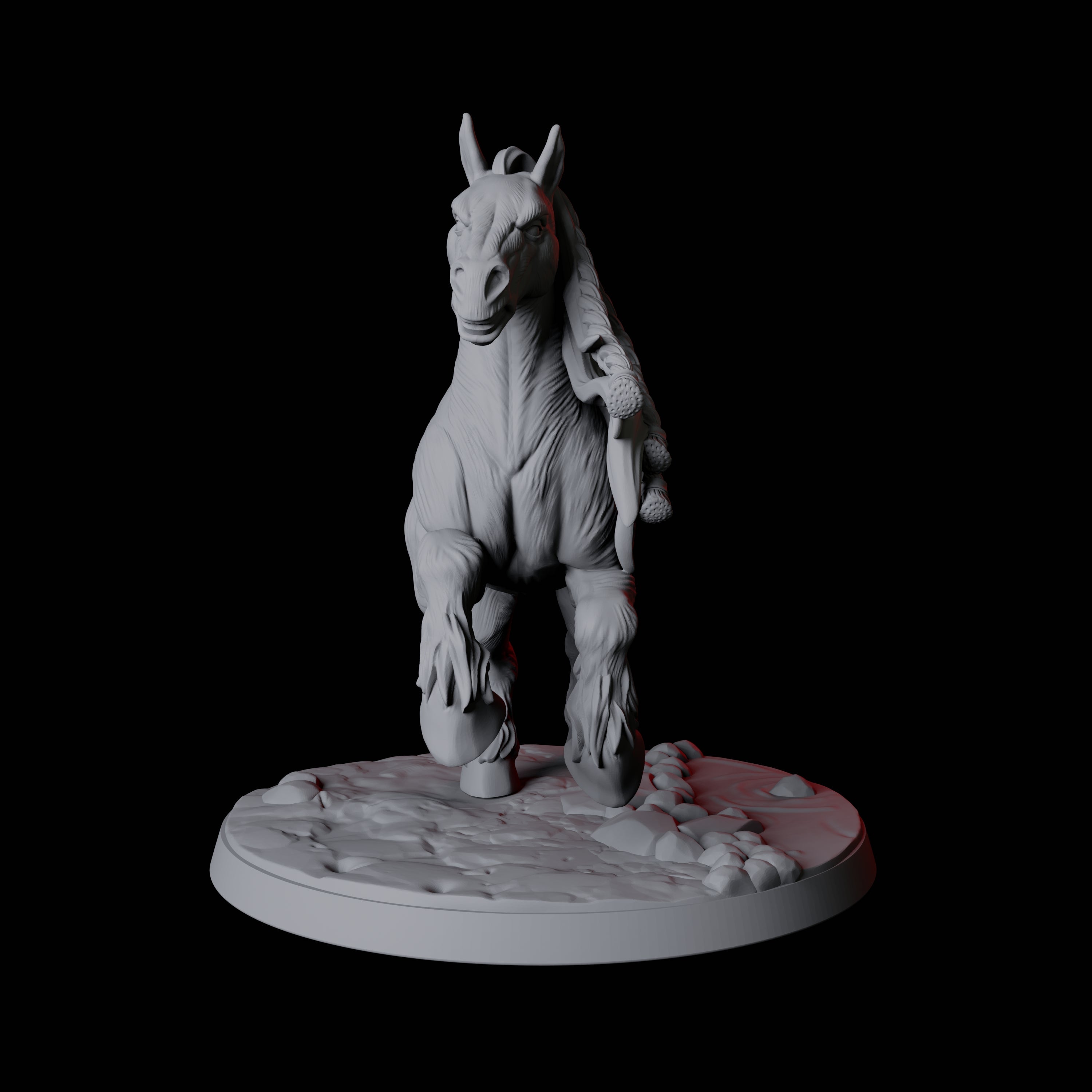 Galloping Wild Horse A Miniature for Dungeons and Dragons, Pathfinder or other TTRPGs