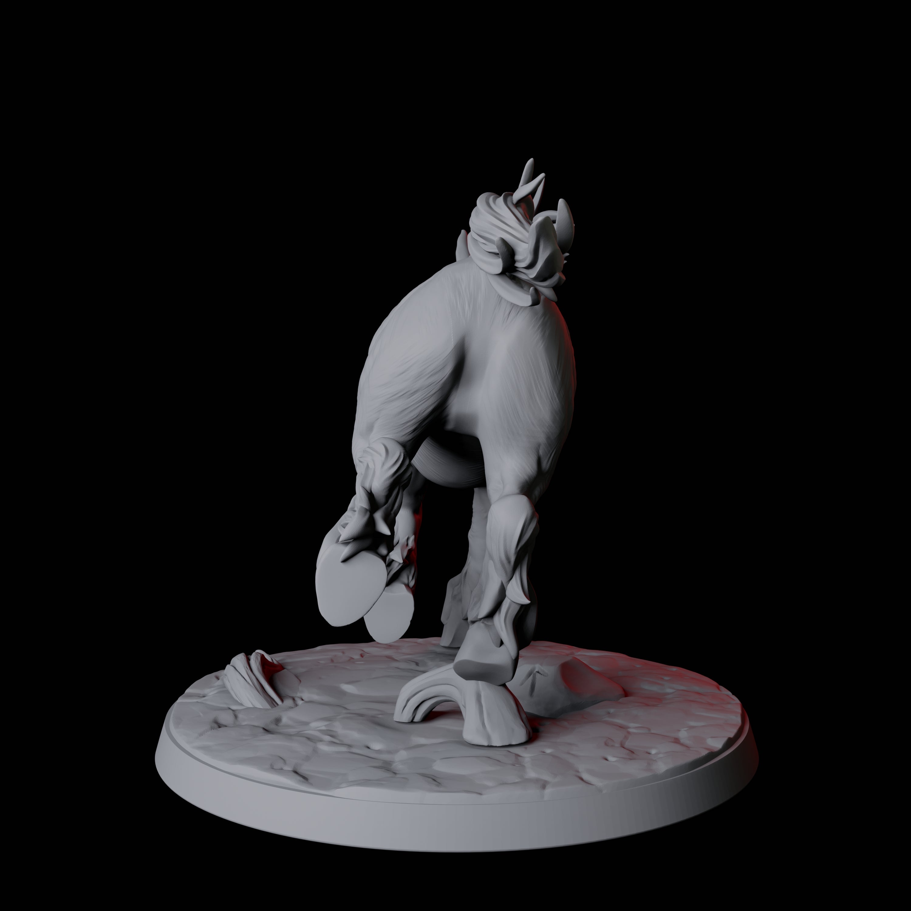 Galloping Wild Horse B Miniature for Dungeons and Dragons, Pathfinder or other TTRPGs