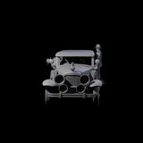 Gangster Riding Minerva Car Miniature for Dungeons and Dragons, Pathfinder or other TTRPGs