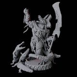 Gargantuan Crocodile Lizardfolk, Avatar of the Dark River Miniature for Dungeons and Dragons, Pathfinder or other TTRPGs