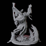 Gargantuan Crocodile Lizardfolk, Avatar of the Dark River Miniature for Dungeons and Dragons, Pathfinder or other TTRPGs