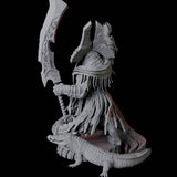 Gargantuan Crocodile Lizardfolk, Avatar of the Dark River Miniature for Dungeons and Dragons, Pathfinder or other TTRPGs