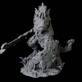 Gargantuan Lizardfolk Warrior A Miniature for Dungeons and Dragons, Pathfinder or other TTRPGs