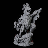 Gargantuan Lizardfolk Warrior B Miniature for Dungeons and Dragons, Pathfinder or other TTRPGs