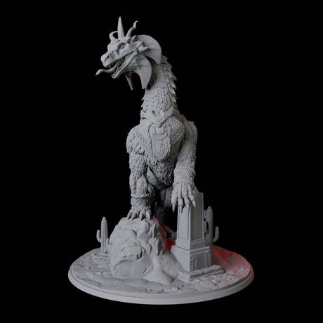 Gargantuan Wingless Wyrm Miniature for Dungeons and Dragons, Pathfinder or other TTRPGs
