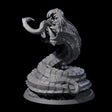 Gargling Sand Worm Miniature for Dungeons and Dragons, Pathfinder or other TTRPGs