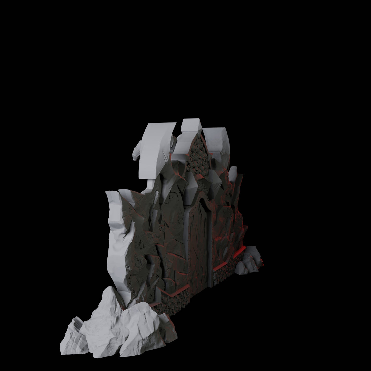 Gates of Hell Miniature for Dungeons and Dragons, Pathfinder or other TTRPGs