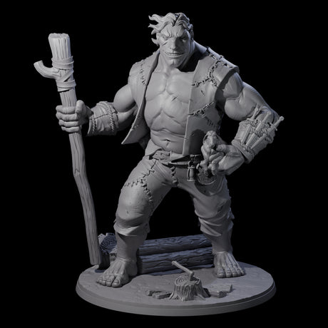 Gentle Giant Shepherd Miniature for Dungeons and Dragons, Pathfinder or other TTRPGs