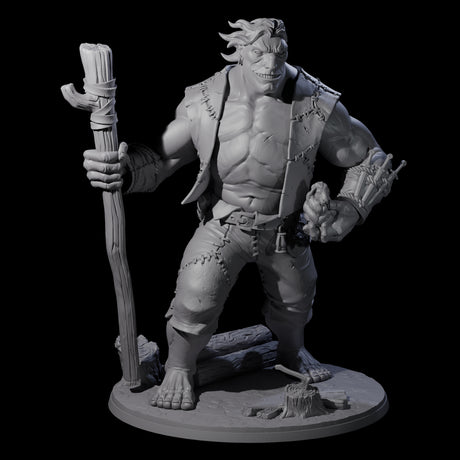Gentle Giant Shepherd Miniature for Dungeons and Dragons, Pathfinder or other TTRPGs