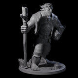 Gentle Giant Shepherd Miniature for Dungeons and Dragons, Pathfinder or other TTRPGs