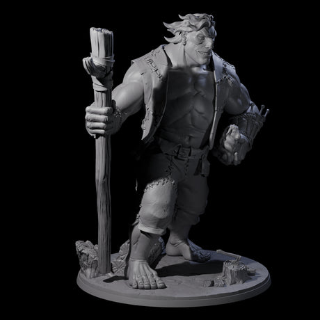 Gentle Giant Shepherd Miniature for Dungeons and Dragons, Pathfinder or other TTRPGs