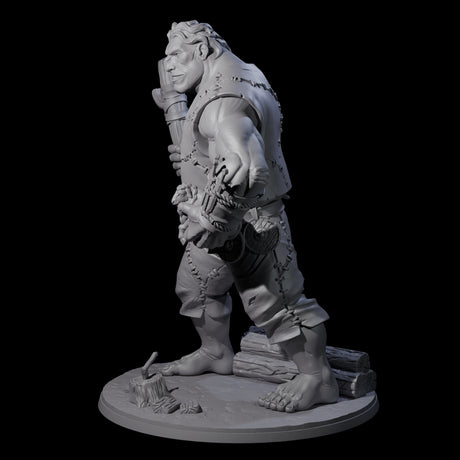 Gentle Giant Shepherd Miniature for Dungeons and Dragons, Pathfinder or other TTRPGs