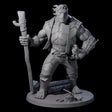 Gentle Giant Shepherd Miniature for Dungeons and Dragons, Pathfinder or other TTRPGs