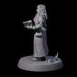 Gentle Reading Nun Miniature for Dungeons and Dragons, Pathfinder or other TTRPGs