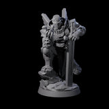 Gentle Warforged Paladin Miniature for Dungeons and Dragons, Pathfinder or other TTRPGs