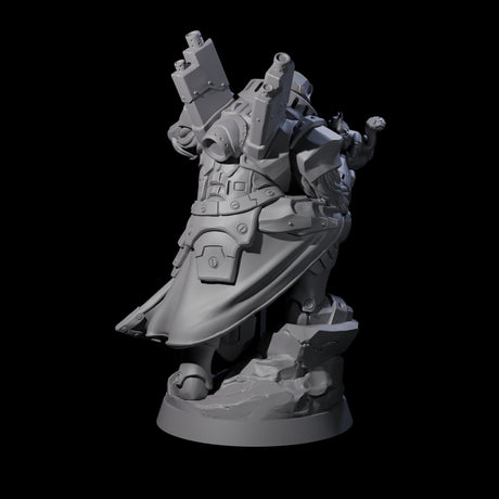 Gentle Warforged Paladin Miniature for Dungeons and Dragons, Pathfinder or other TTRPGs