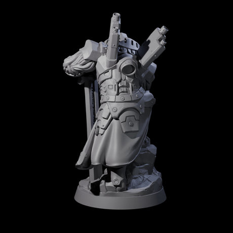 Gentle Warforged Paladin Miniature for Dungeons and Dragons, Pathfinder or other TTRPGs