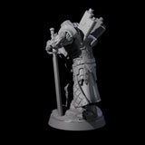 Gentle Warforged Paladin Miniature for Dungeons and Dragons, Pathfinder or other TTRPGs