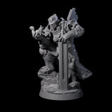 Gentle Warforged Paladin Miniature for Dungeons and Dragons, Pathfinder or other TTRPGs