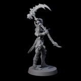 Gesturing Armoured Necromancer Miniature for Dungeons and Dragons, Pathfinder or other TTRPGs
