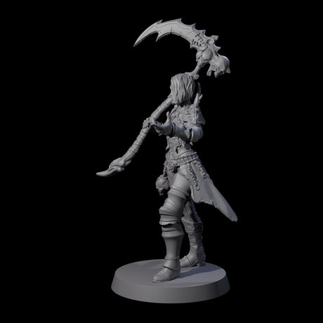 Gesturing Armoured Necromancer Miniature for Dungeons and Dragons, Pathfinder or other TTRPGs
